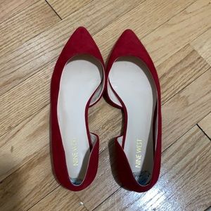 Nine West red flats
